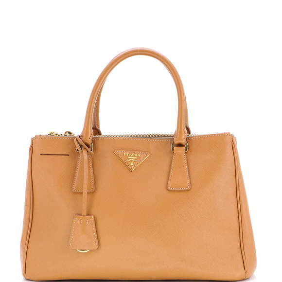 Prada Small Double Zip Lux Tote Saffiano Leather - Picture 1 of 8